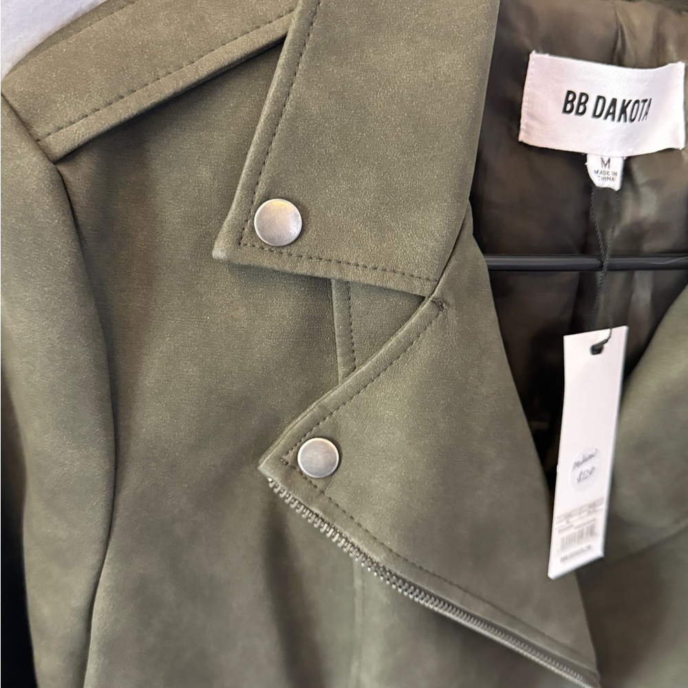Faux leather jacket